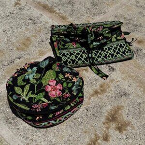 Set of two Vera Bradley toiletries bags